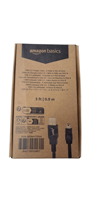 Amazon Basics USB-A to Mini USB 2.0 High Speed Data Transfer Q