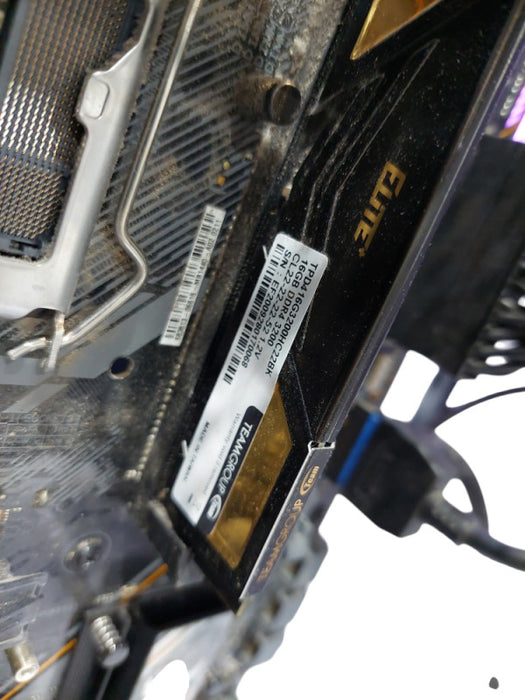 White Tempered Glass Side Thermaltake Case With ASUS Tuf Gaming B460M MTHBR =
