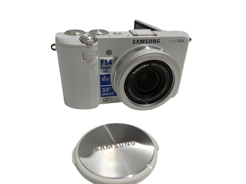 White Samsung EX2F Full HD F1.4 Bright Lens wifi Camera  =