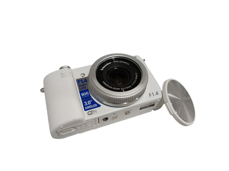White Samsung EX2F Full HD F1.4 Bright Lens wifi Camera  =