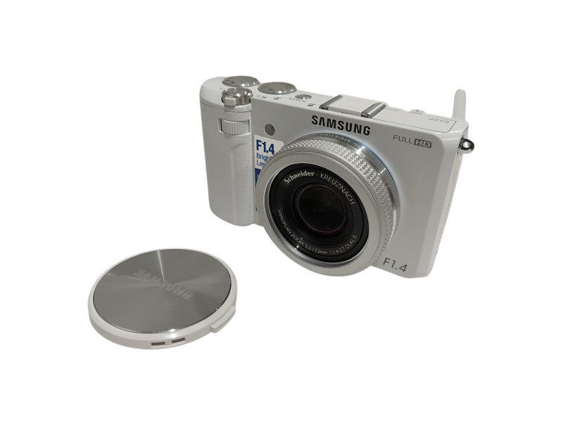 White Samsung EX2F Full HD F1.4 Bright Lens wifi Camera  =