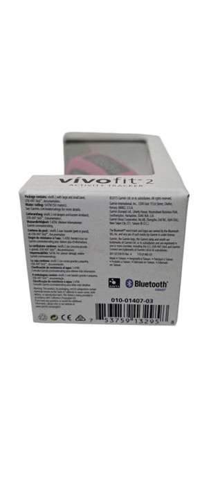 Garmin Vivofit 2 Activity Tracker Blue Backlit Display Move Bar Audible Ale