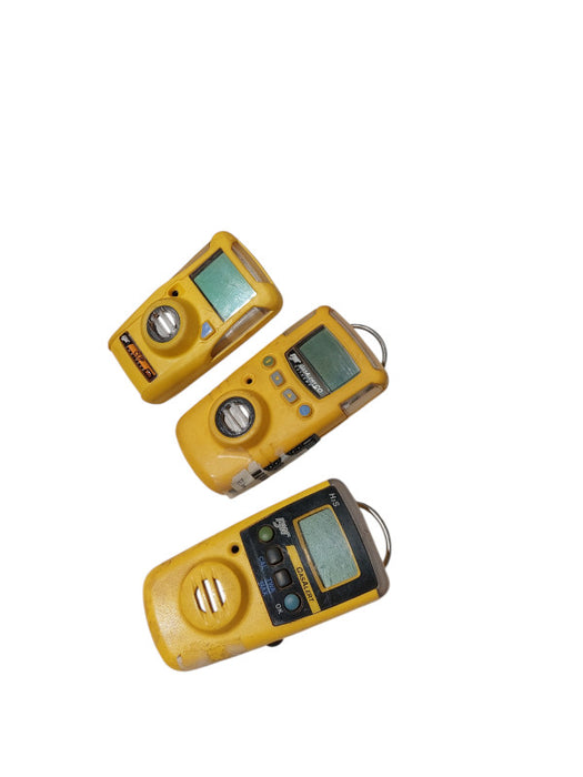 Bundle of 3 BW Gas Detector Clips SO2, CO2, H2S  =