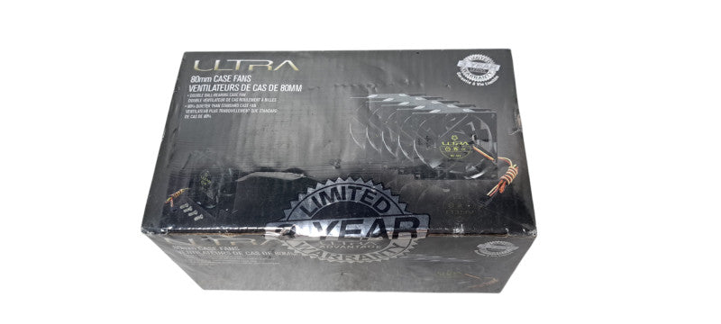 Brand New Pack of 5x  80 mm Case Cooling Silent Fan DC 12V 2,000 RPM