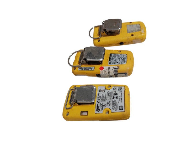 Bundle of 3 BW Gas Detector Clips SO2, CO2, H2S  =