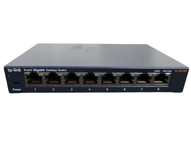 TP-Link (TL-SG108) 8-Port 10/100/1000Mbps Desktop Switch !