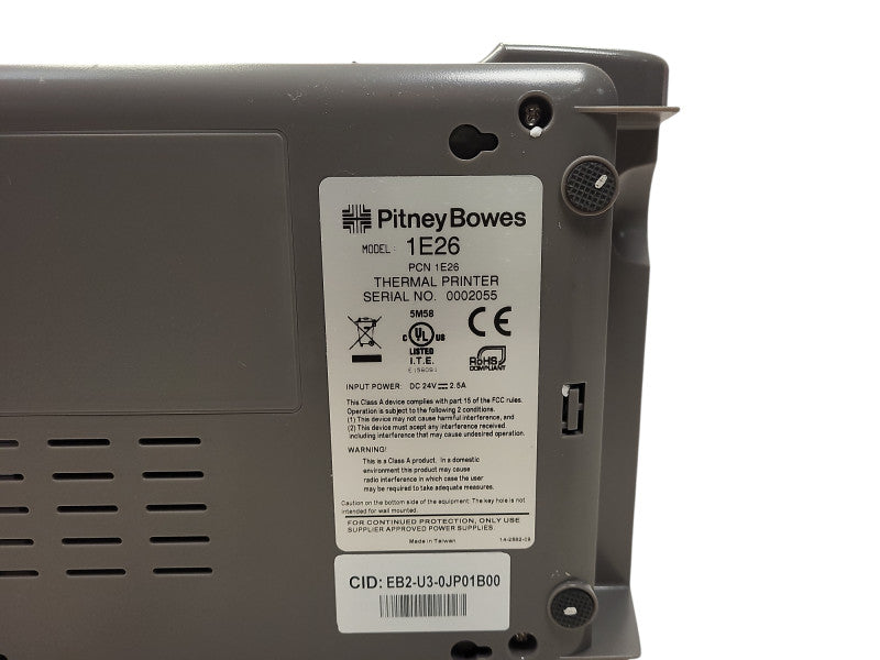 Pitney Bowes 1E26 Direct Thermal Monochrome Barcode Shipping Label Printer  $