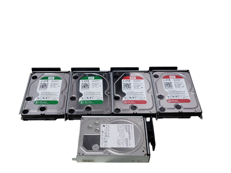 Lacie besigned by neil poulton 5 bay NAS w/ 5x 2TB HDDs, READ _