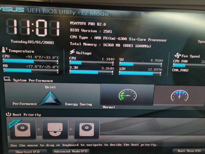 AMD FX 6300 ASUS M5A99FX PRO R2.0 16GB DDR3 + I/O Plate %