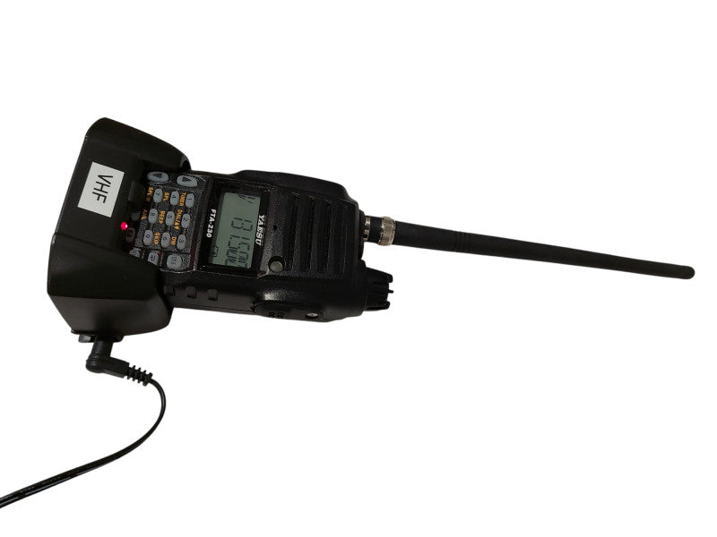 VHF Radio Yaesu Model: FTA-230 with Battery, Charge Base & Adaptor  =