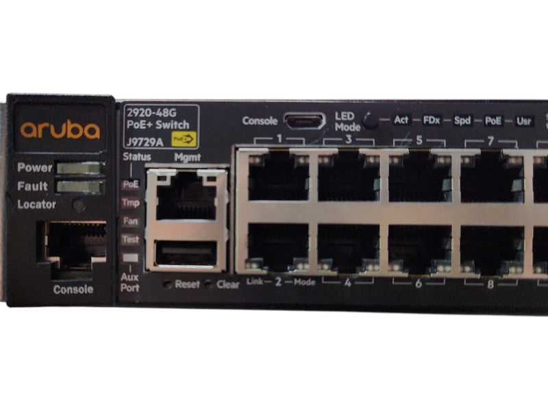 HP 2920-48G PoE+ J9729A | 48-Port Gigabit PoE+ Managed Switch w/ 4x SFP