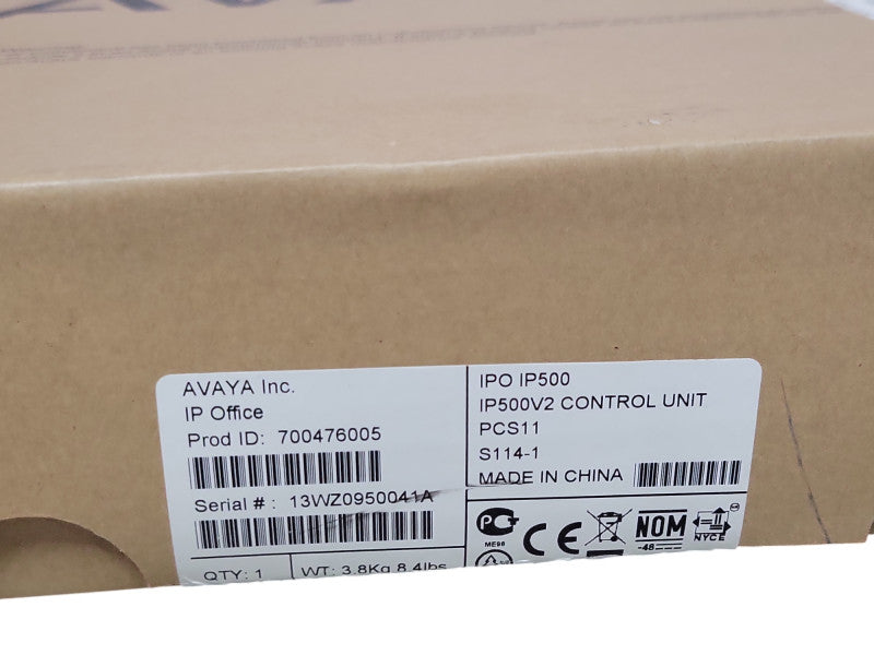 NEW Avaya IPO IP500 V2 IP Office System Control Unit PCS11 700476005 Q_