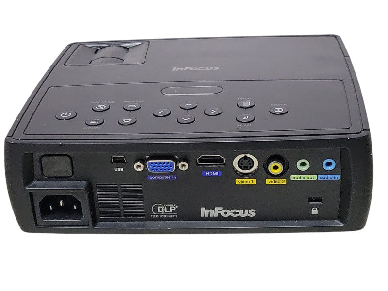 InFocus IN1112A DLP Projector 860Hrs on lamp, No Remote _