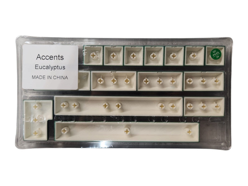 *New Sealed* Accents Eucalyptus 17 Keys Keyboard Keycaps
