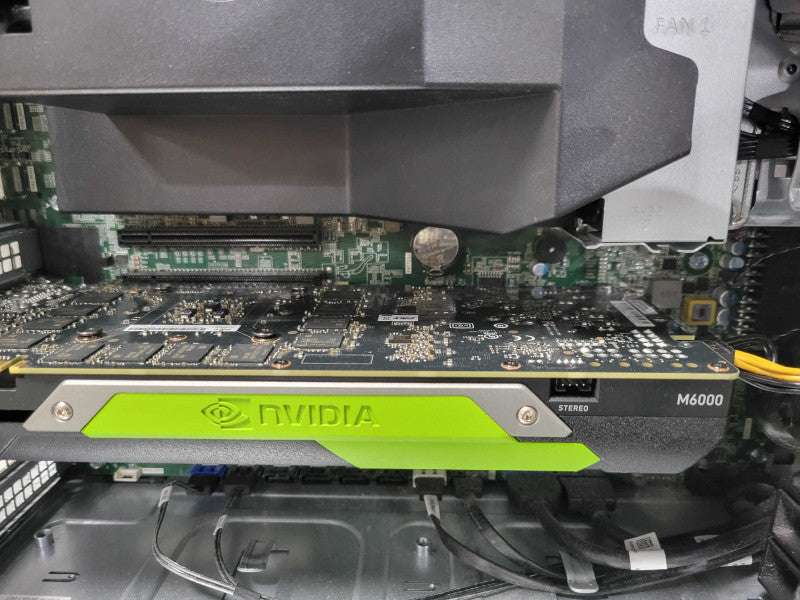 Dell 5820 Xeon W-2123 3.6GHz 32GB 480GB SSD + 3TB , 950W PSU, Quadro M6000 _