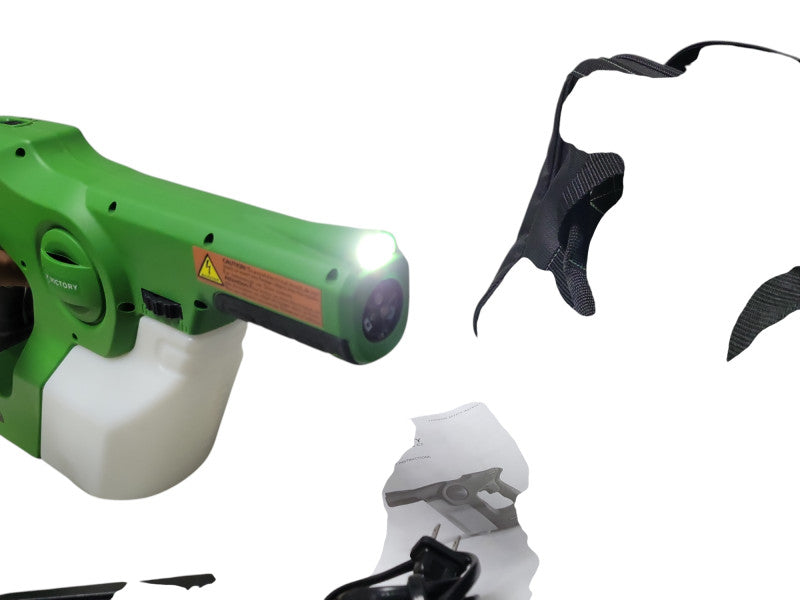 victory electrostatic sprayer with battery, charger, and Case, READ _