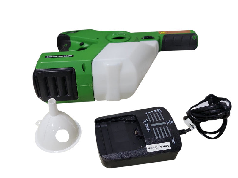 victory electrostatic sprayer with battery, charger, and Case, READ _