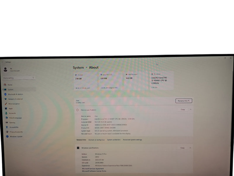 Dell OptiPlex 3080 Micro i5 - 10500T @ 2.30GHz 16GB DDR4 Ram θ