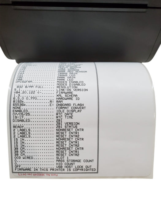 Zebra ZD420 Direct Thermal Label Printer ZD42042-D01E00EZ - Low Usage