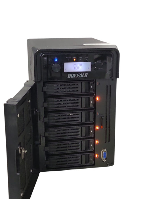 Buffalo 6-Bay NAS WSH5610DN24S2 with 6x HDD trays, READ _