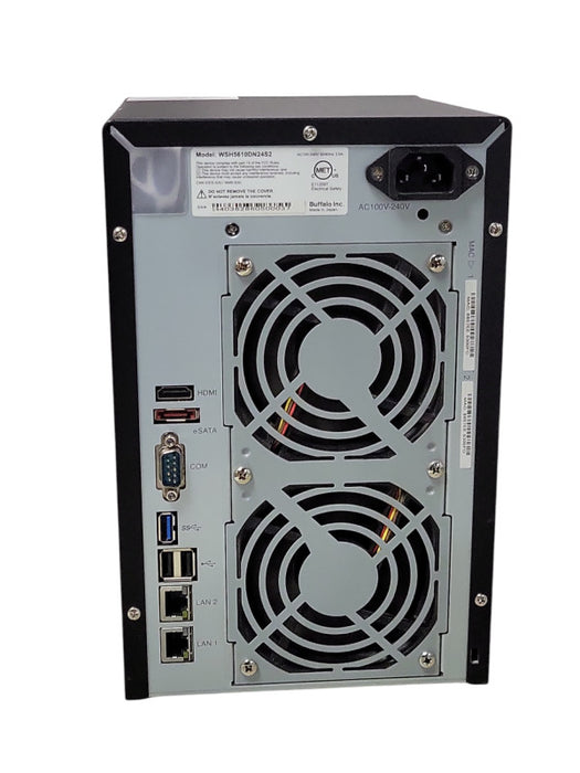 Buffalo 6-Bay NAS WSH5610DN24S2 with 6x HDD trays, READ _