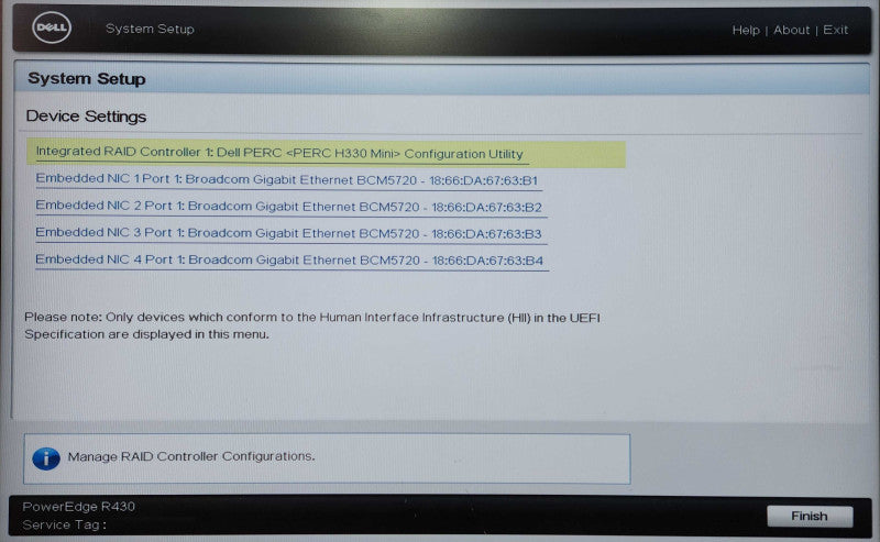 Dell PE R430 1U 8x2.5", 2x Xeon E5-2623v3, 64GB DDR4, 4x1.2TB SAS, H330Mini