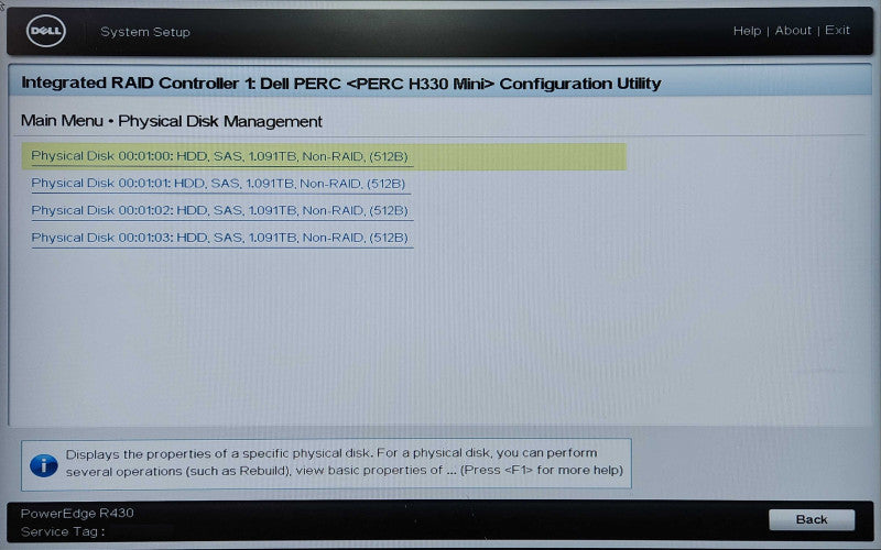 Dell PE R430 1U 8x2.5", 2x Xeon E5-2623v3, 64GB DDR4, 4x1.2TB SAS, H330Mini