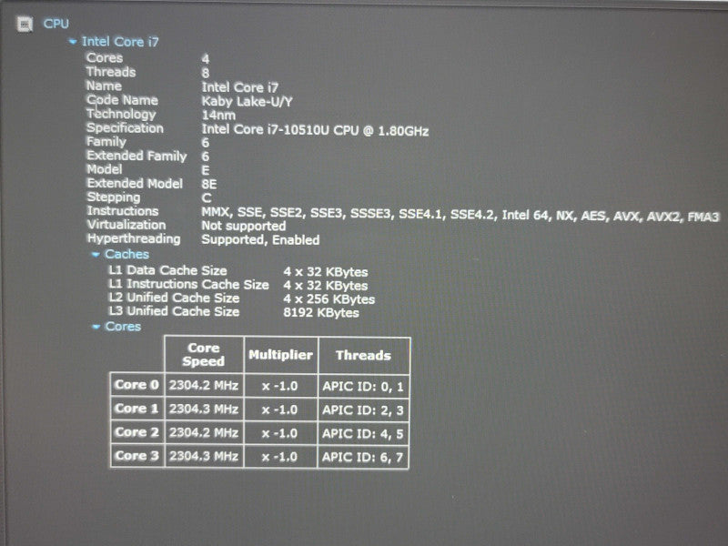 Lenovo ThinkPad P15s i7-10510U 32GB DDR4 Quadro P520 256GB SSD  β Lap200