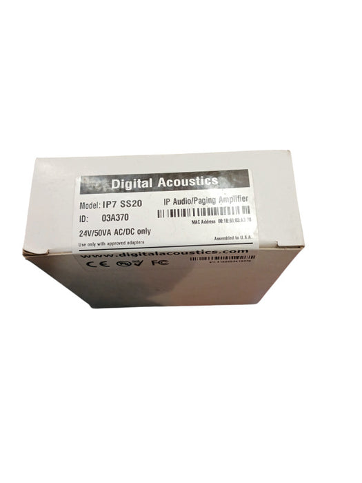 Digital Acoustics IP7-SS20 IP Audio/Paging Amplifier Q