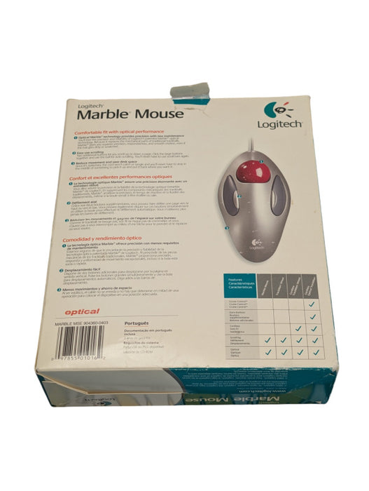 Logitech Marble Mouse USB 804377-0000 T-BC21 -