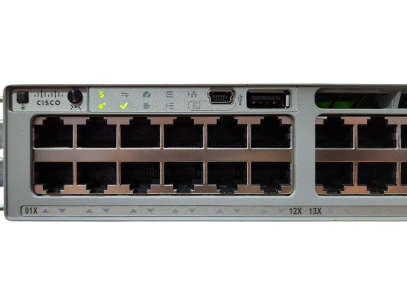 Cisco C9300-48U-E 48 Ports Fully Managed Power over Ethernet Switch, 2x PSU