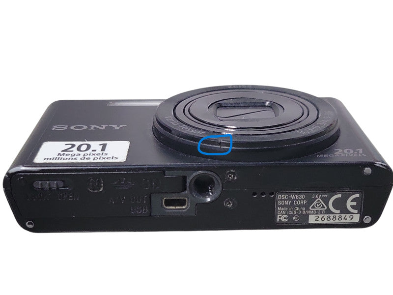 Sony DSC-W830 20.1MP Digital Camera with battery, READ _