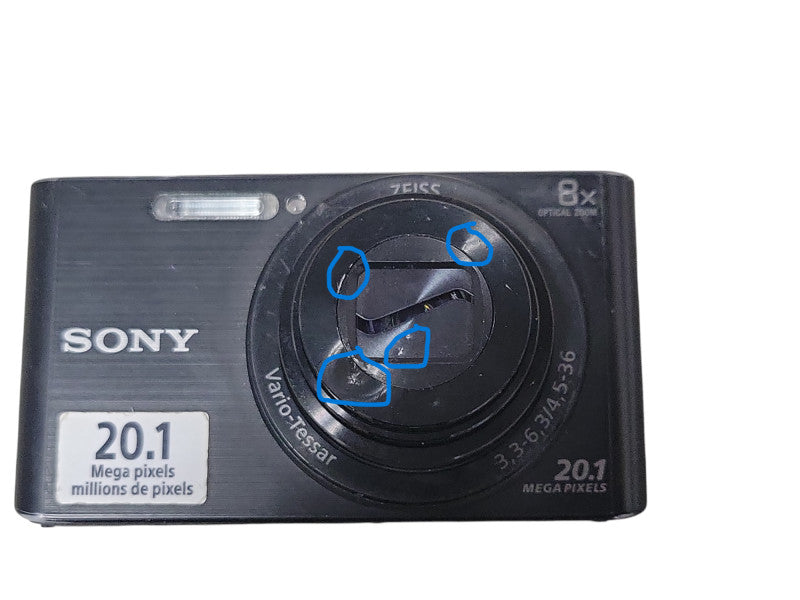 Sony DSC-W830 20.1MP Digital Camera with battery, READ _