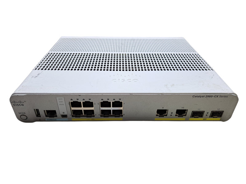 Cisco WS-C2960CX-8TC-L V04 | 8-Port Gigabit Managed Silent Switch w/ 2x SFP Q