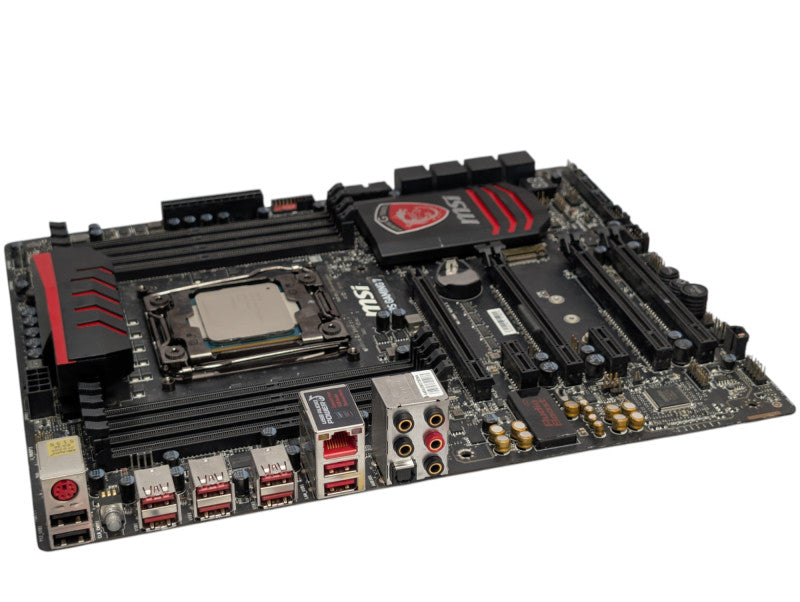MSI X99S Gaming 7 Motherboard Intel Xeon E5-2630 v3 READ  -