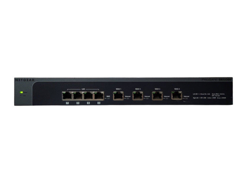 Netgear SRX5308 ProSafe Gigabit Quad WAN SSL VPN Firewall, Factory Reset