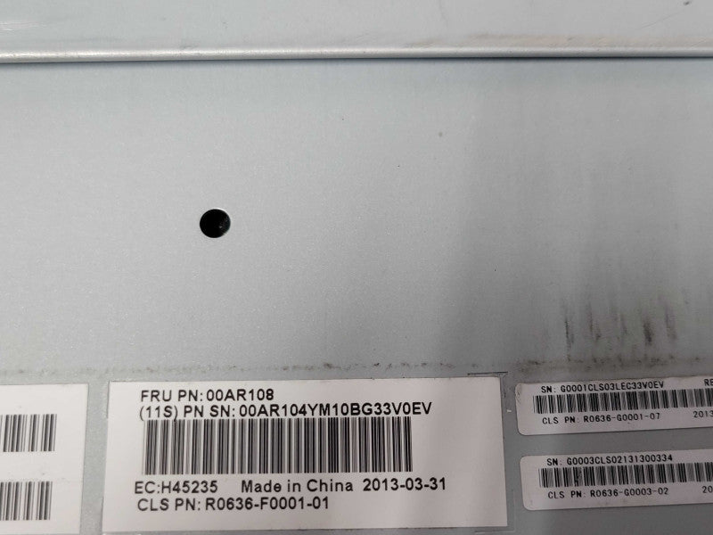 IBM 2072-24C 24x 2.5" bay DUAL CONTROL SYSTEM with 2x 00AR108 2x PSU,, SEE  _