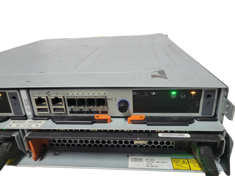 IBM 2072-24C 24x 2.5" bay DUAL CONTROL SYSTEM with 2x 00AR108 2x PSU,, SEE  _