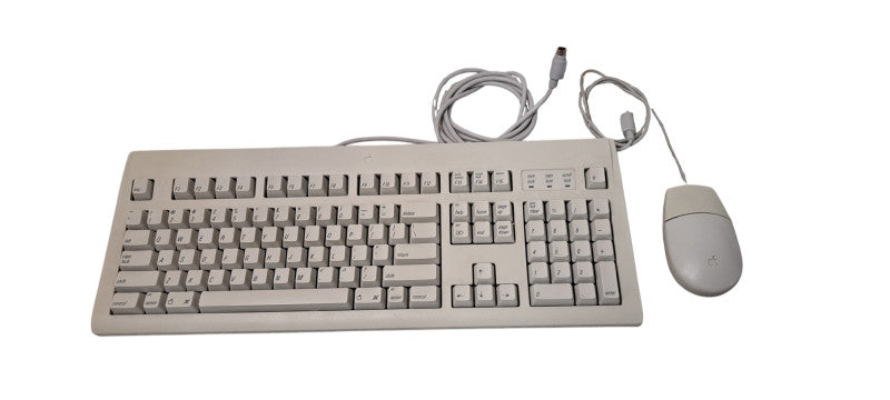 Apple Design Keyboard M2980 & ADB Mouse M2706 Set
