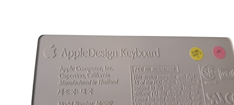 Apple Design Keyboard M2980 & ADB Mouse M2706 Set