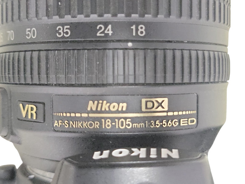 Nikon Digital camera D5000 with AF-S NIKKOR 18-105mm lens, READ _
