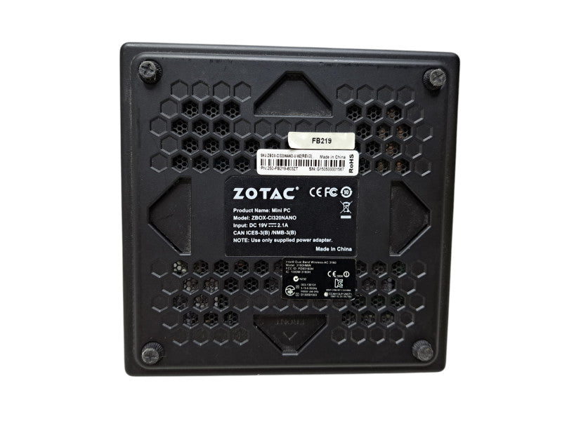 ZOTAC ZBOX-CI320NANO PC | Celeron N2930 @1.80GHz, 2GB Ram, No HDD