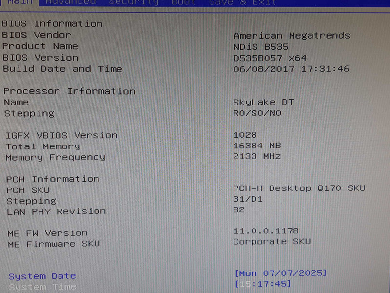 NDiS B535  Fanless Embedded Computer Powered by 6th Generation Intel® Core™, 16GB DDR4, No HDD Q