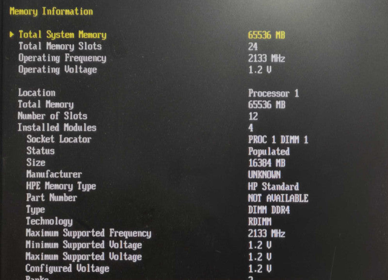 HP ProLiant DL380 Gen9 - 1x Xeon E5-2680 v3, 64GB DDR4, P440, 2x 800W PSU