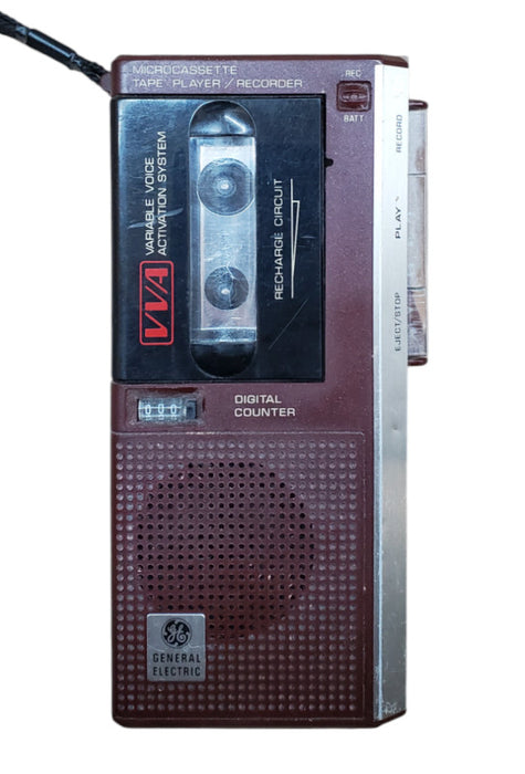 General Electric Microcassette Tape Player / Recorder 3-5328A *READ*