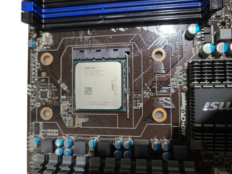 MSI 970A-G46 MS-7693 Ver 2.0 Socket AM3+ Motherboard w/ AMD FX8530 *READ*