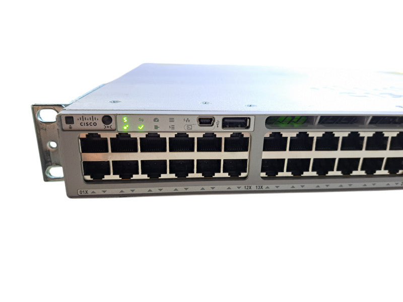 Cisco C9300-48U-E V03 | 48-Port Gigabit UPOE Switch w/ C9300-NM-8X, 1100W