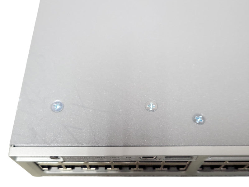 Cisco WS-C3850-48F-E 48-Port Gigabit PoE+ Switch w/ 2x PSU, Stacking Cables _