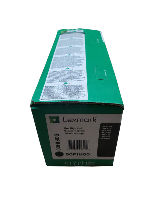 Lexmark 50F1H00 High Yield Black Toner Cartridge - New
