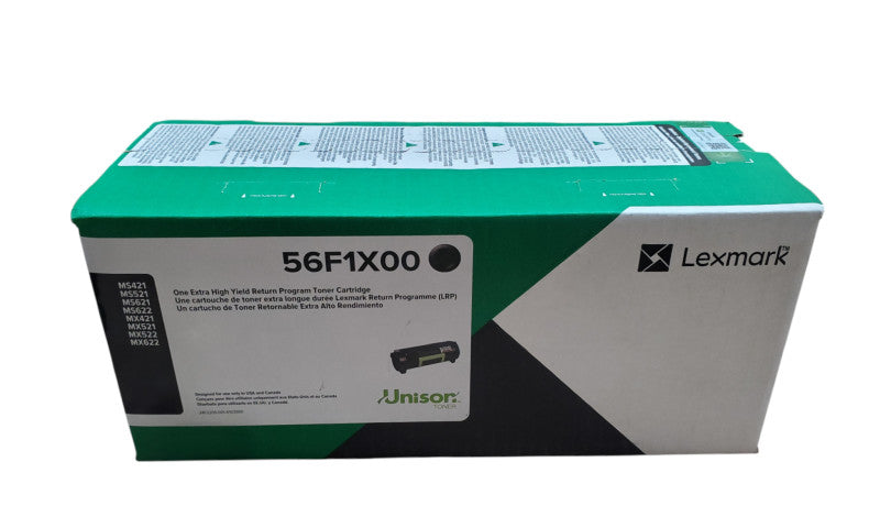Lexmark 56F1X00 High Yield Black Toner Cartridge - New
